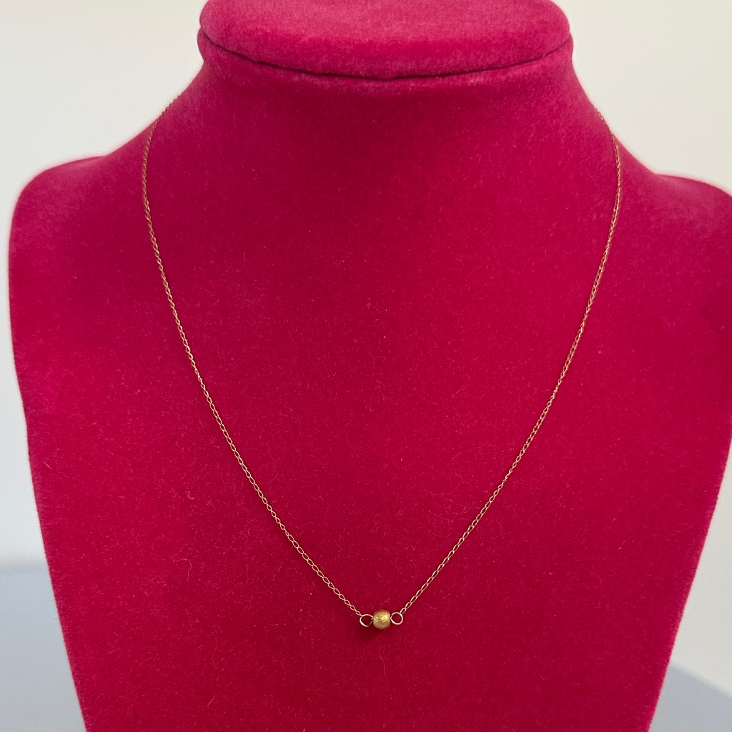 14k Real Solid Gold Necklace